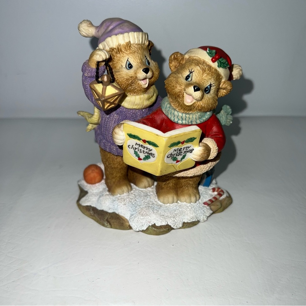 Second Nature Design Bear Seasons Merry Beary Christmas Figurine Exclusive